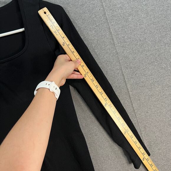 OQQ Women Long Sleeve Jumpsuits Workout Ribbed Bodysuits One Piece Size M - Picture 2 of 6